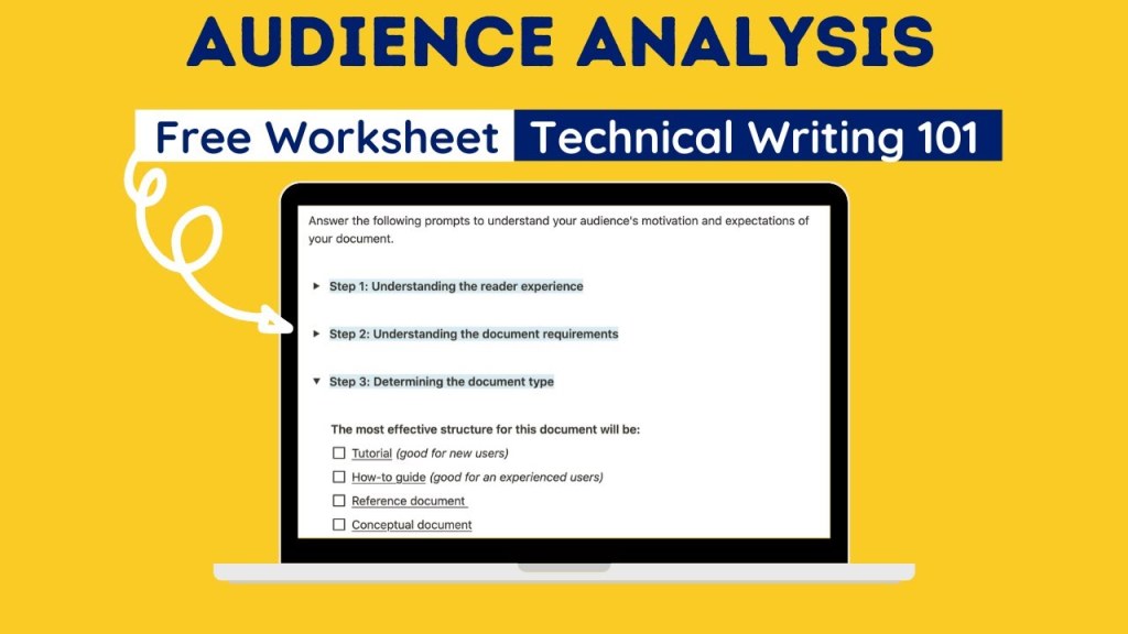 Picture of: How I Write Technical Documents (Part ) // Audience Analysis Worksheet