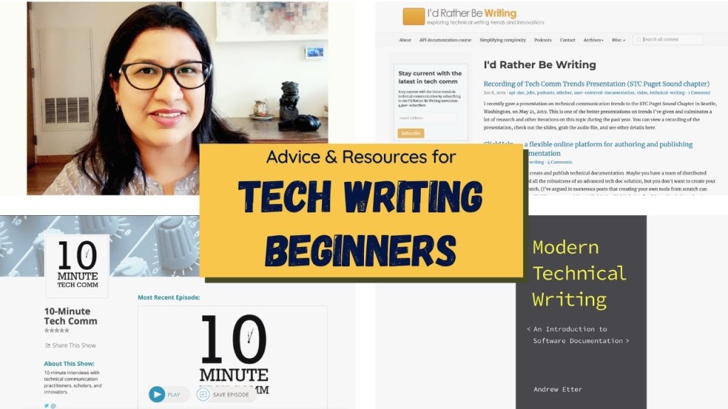 Picture of: TECHNICAL WRITING BEGINNERS // Advice and Resources