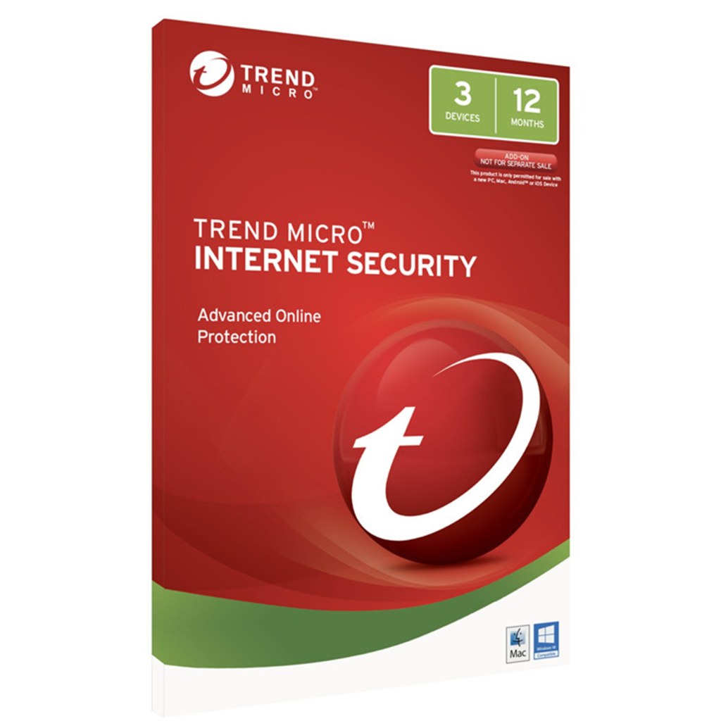 Picture of: Trend Micro OEM TICIWWMFXSBXEO Internet Security  Devices Yr Subscription  Add-On